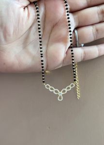 Golden emaoured in Love mangalsutra