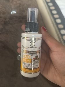 Khadi Natural Sunscreen Lotion, Spf 20 Uvb