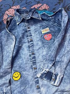 Denim Shirt 👕  For Ladies