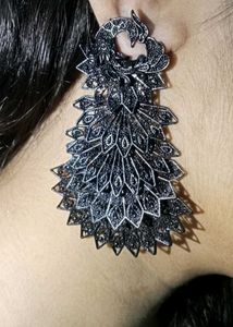 Peacock Dangle Earrings