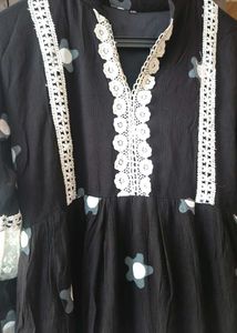 🔥 Today&#39;s Offer 🔥Stylish Black Kurta