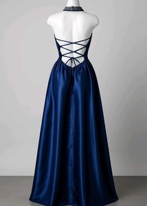 Navy Blue Formal Gown