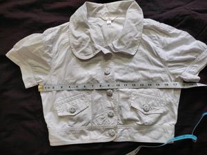 Price Drop!!! Korean White Crop Top