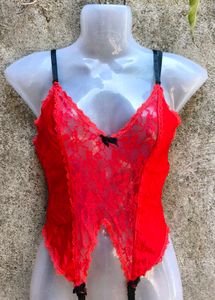 892 SEXY RED CORSET