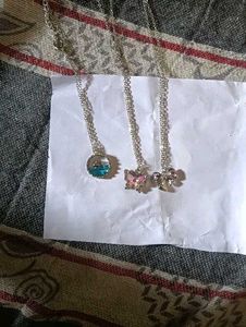 Butterfly, Bow, Dolphin Pendant Chain