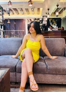 Yellow Mini Bodycon Dress