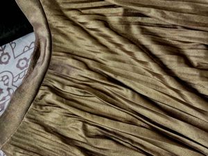 Ritu Kumar Label Gold Skirt &amp; Embroidered Top Set