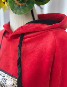 Korean Velvet Hoodie Dress
