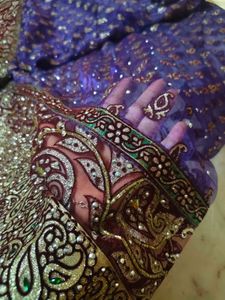 Heavy Work Saree Soft Organza 🫰😍