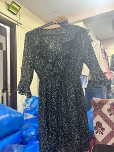 Black And White Floral Dress