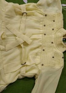 Lemon Yellow Ruffle Dress