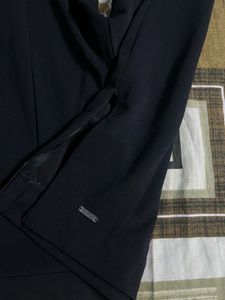 black flared trouser