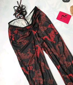 Dragon Tie Around Pants