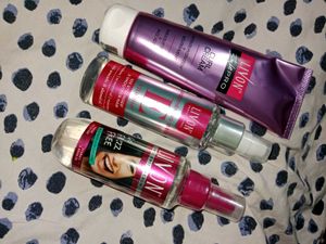 Livon 2 Hair Serum And Curl Cream With Free Purse