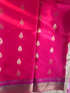 Pink saree