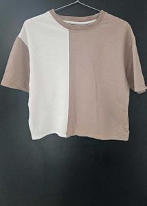 Two-Tone Casual T-Shirt