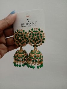 Vibrant Green Jumka