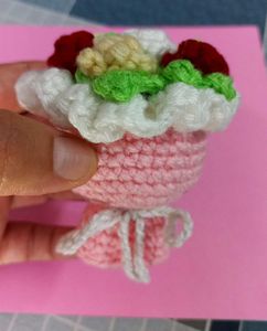 Cute Handmade Crochet Mini Flower Bouquet