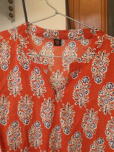 Mandarin paisley tunic 💕