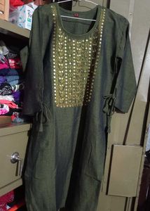 DUAL SHADE EMBROIDERY 🪡 KURTA