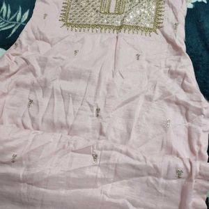 cotton silk patiala suit.