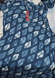 Leaf Print Kurta