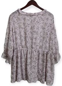 Pale Pink Floral Blouse (Woman)
