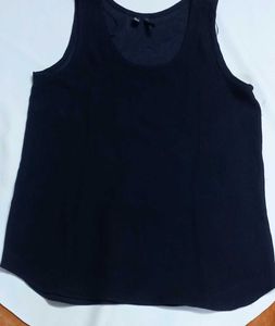 Mango Suit Black Sleeveless Top