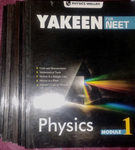 Yakeen NEET Physics Modules (Set of 8)|Brand New|