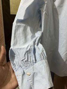 Stylish Blue Striped Blouse