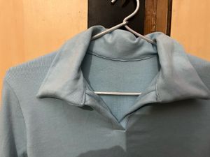 Light Blue Long Sleeve Top