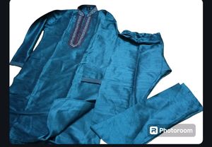 Designer Kurta Pajama ( chanderi Silk)