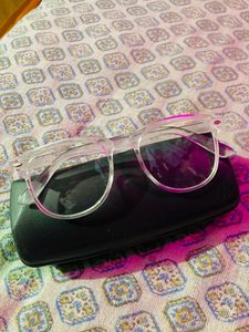 White Transparent Glasses Zero Power Pack Of 2