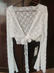 White Lace Shrug