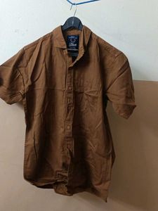 Brown Short Sleeve Shirt