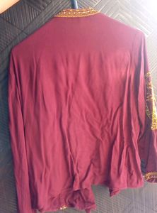 Top Style Short Kurti Cum Ethinc Jacket