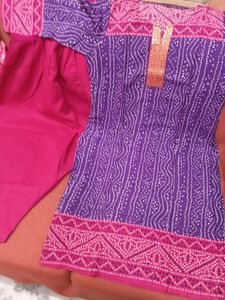 BrandNew BandhejKurta+Tie&amp;DyeKurta Combo+Patiala