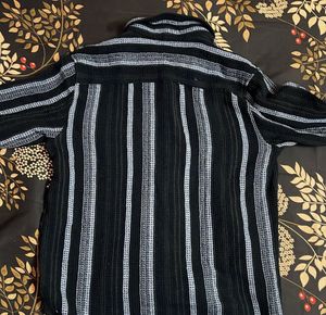Striped Button-Down Shirt