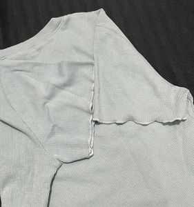 Light Blue FOREVER 21 CROP TOP