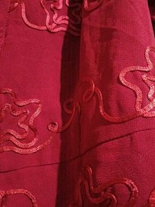 Maroon Georgette  Shrug