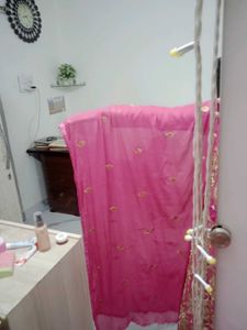 Pink Embroidered Palazzo Set