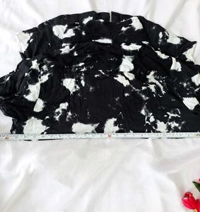 Zudio Black And White Casual Shirt For Men