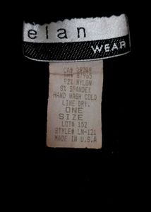 Elan black bodycon knitted dress