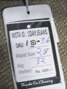I@36 Size-28 Cargo Jeans
