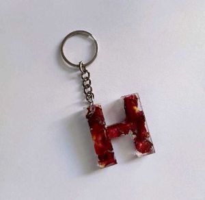 Real Rose Preserved Keychain