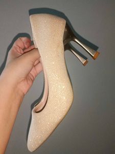 Elegant Gold Heels