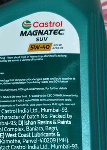 [ Pack Of 2 ] Castrol Magnatec SUV 5W-40 Engine Oi