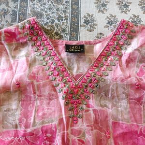 Pink Embellished Top