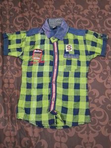 Cute Boys Checkered Shirt