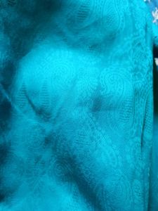 ethnic cotton panjabi / kurta sea green blue